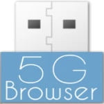 5g speed up internet browser android application logo